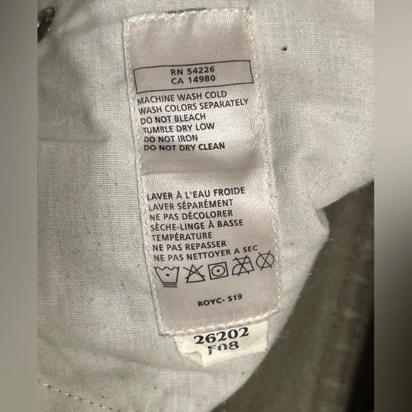 Vintage y2k low-rise Royal Robbins Outdoor Goddess 12 bootcut olive 90s hiking - Picture 6 of 13